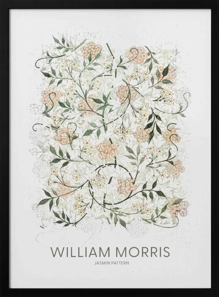 Jasmine Art Print UK — Botanical Vibrant Wall Art — Living Room — Wall It All Prints
