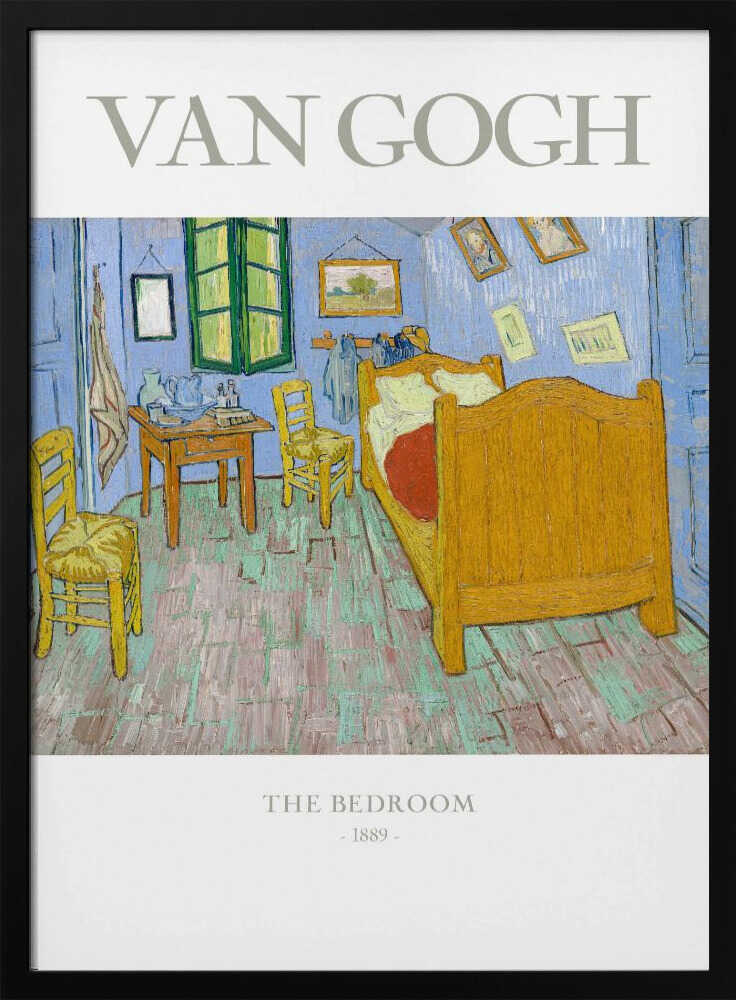 The Bedroom Art Print UK — Impressionist Vibrant Wall Art — Bedroom — Wall It All Prints