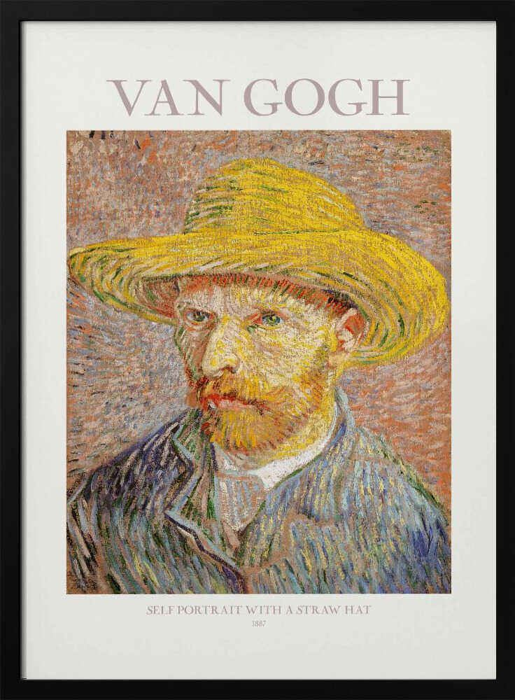 Self Portrait With Straw Hat