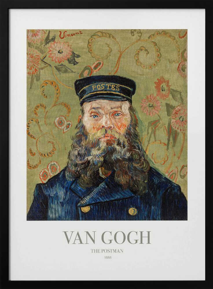The Postman Art Print UK — Portrait Fresh Wall Art — Living Room — Wall It All Prints