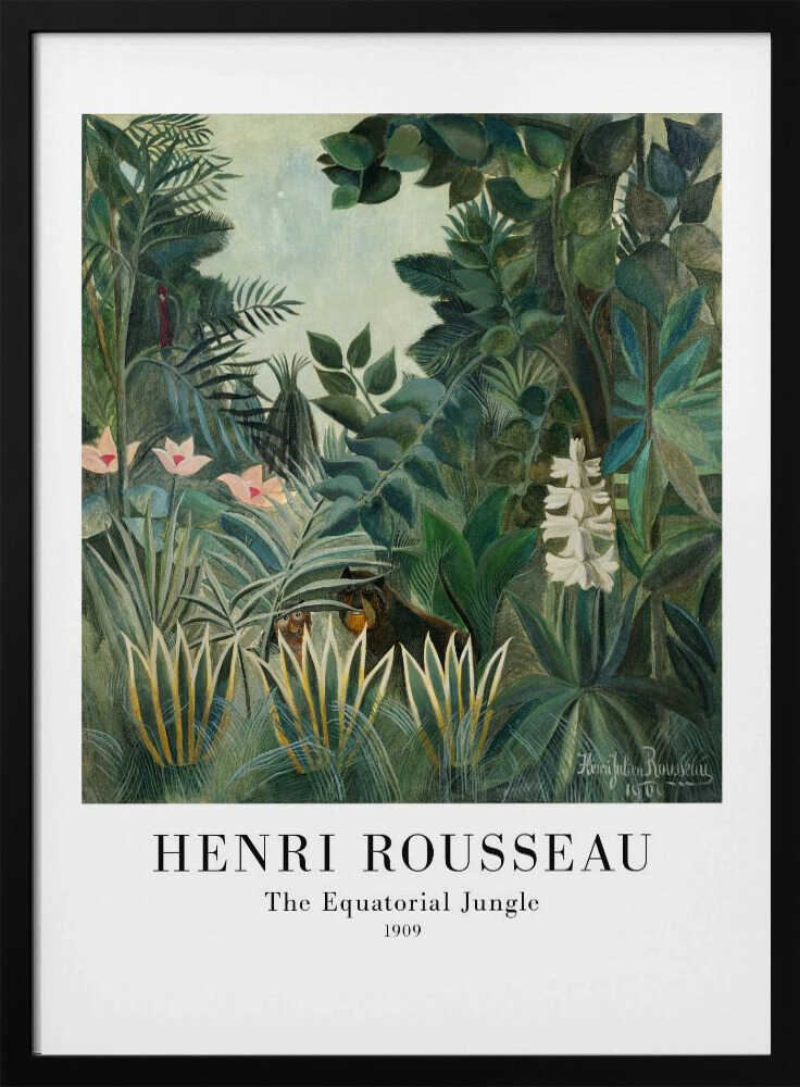 The Equatorial Jungle Art Print UK — Landscape Fresh Wall Art — Living Room — Wall It All Prints