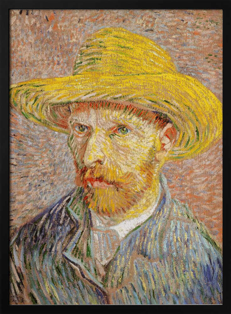Self Portrait With Straw Hat