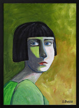 Green Bob Woman
