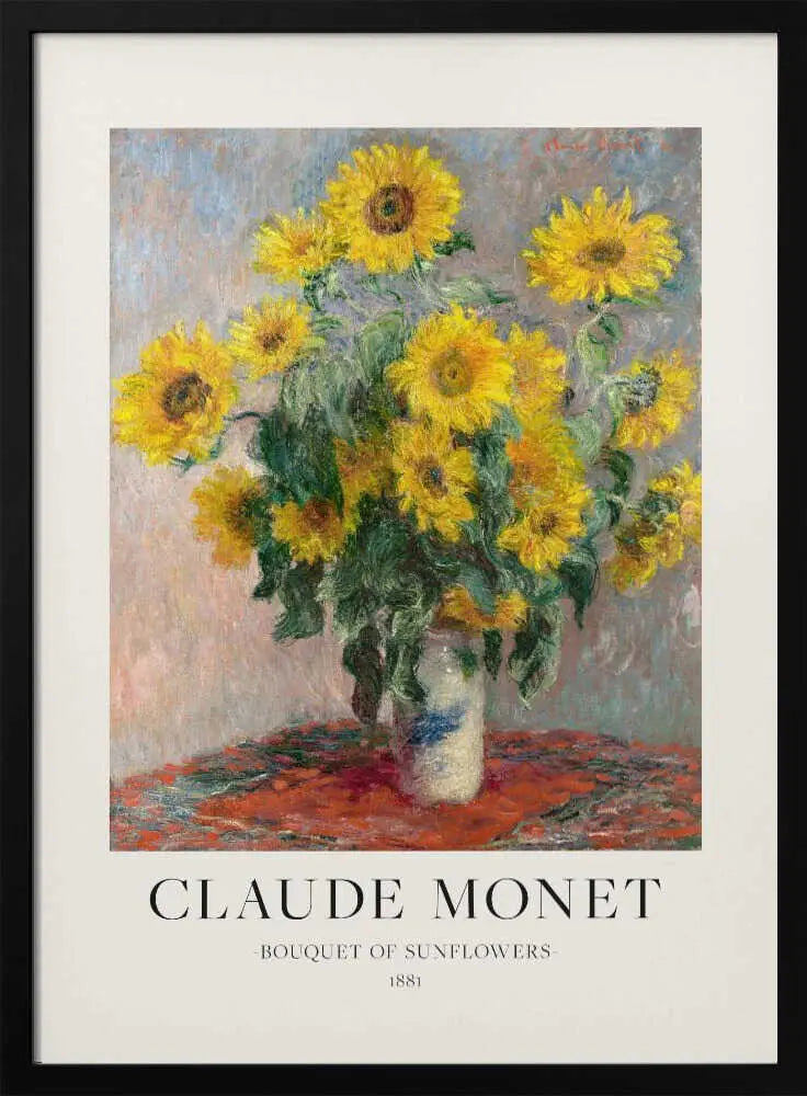 Bouquet Of Sunflowers Claude Monet
