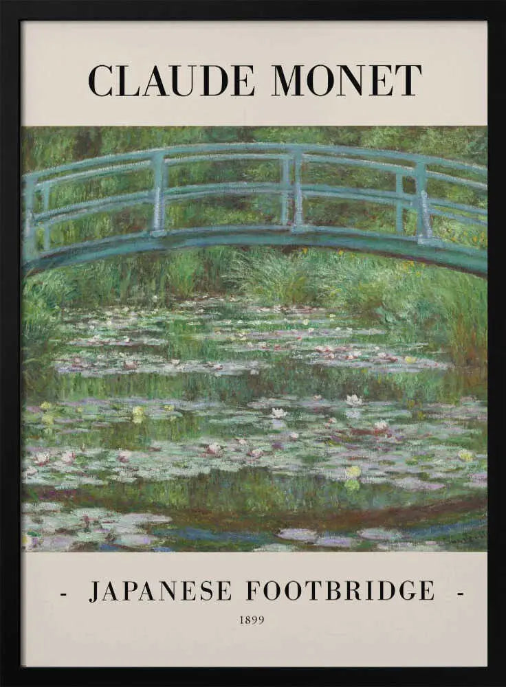 Japanese Footbridge 1899 Claude Monet