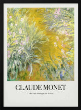 The Path Through The Irises Claude Monet