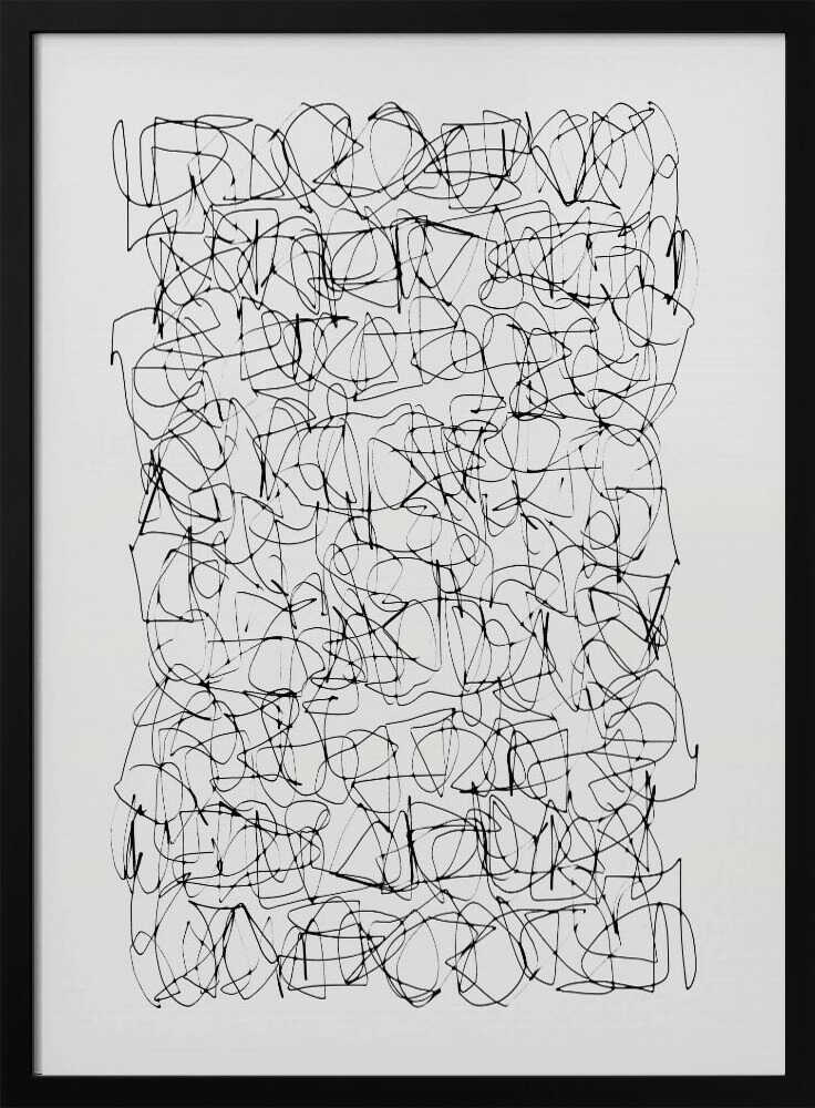 Circuitry Art Print UK — Abstract Vibrant Wall Art — Office — Wall It All Prints
