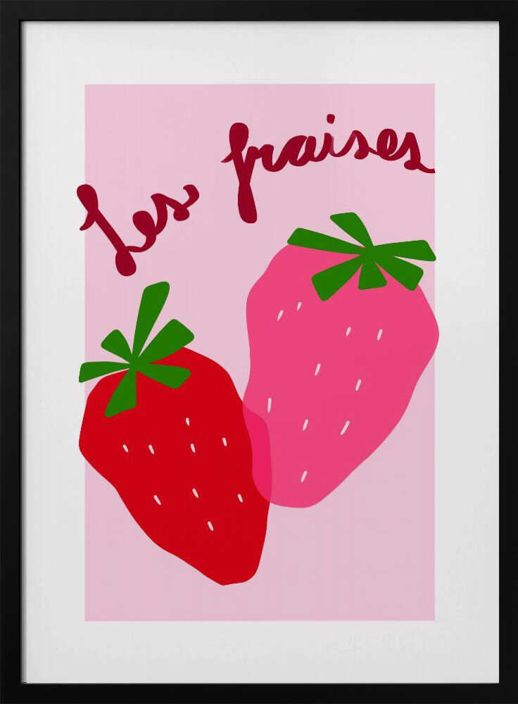 Berry Delight Art Print UK — Abstract Vibrant Wall Art — Kitchen — Wall It All Prints