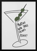 Olive Trio Martini