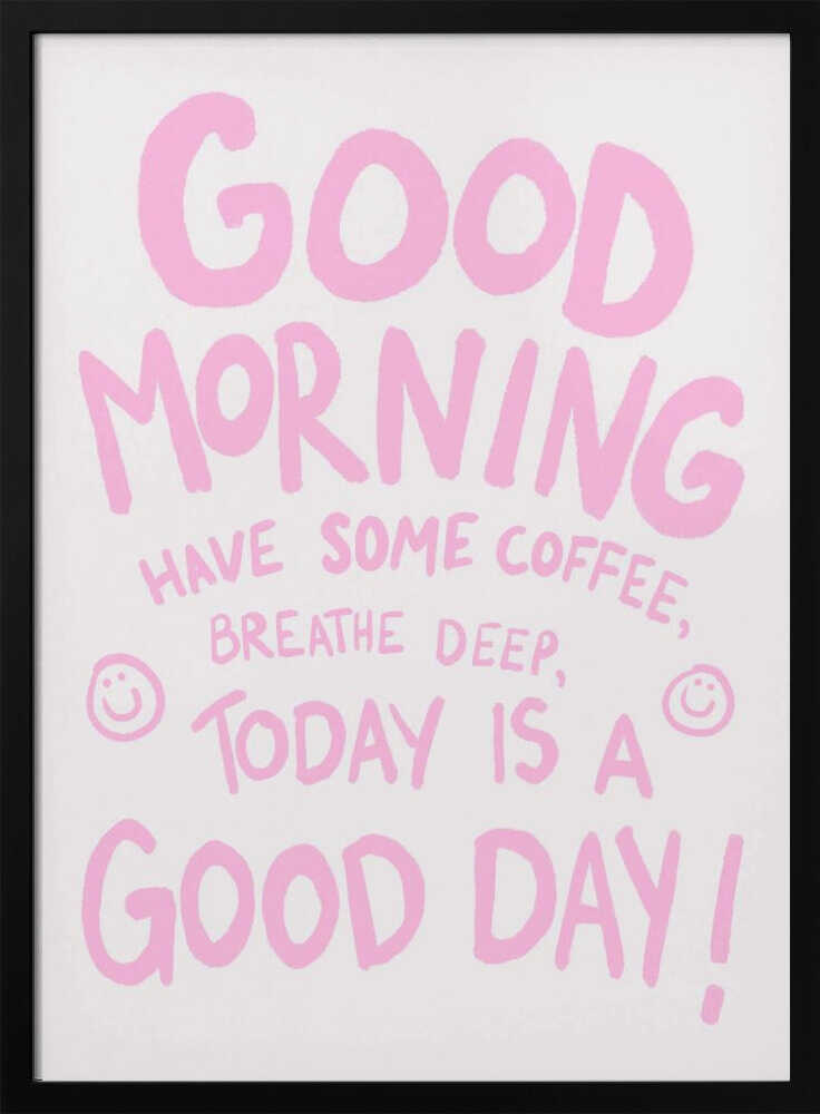 Cheerful Start Art Print UK — Abstract Vibrant Wall Art — Kitchen — Wall It All Prints