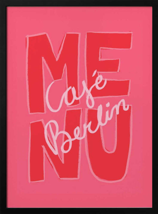 Café Berlin Vibes Art Print UK — Vintage Vibrant Wall Art — Living Room — Wall It All Prints