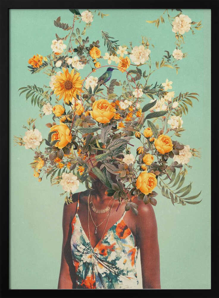 You Loved Me a Thousand Summers Ago Art Print UK — Botanical Vibrant Wall Art — Living Room — Wall It All Prints