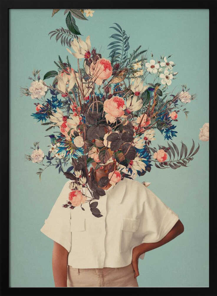 Thank God It's Spring Art Print UK — Botanical Fresh Wall Art — Living Room — Wall It All Prints