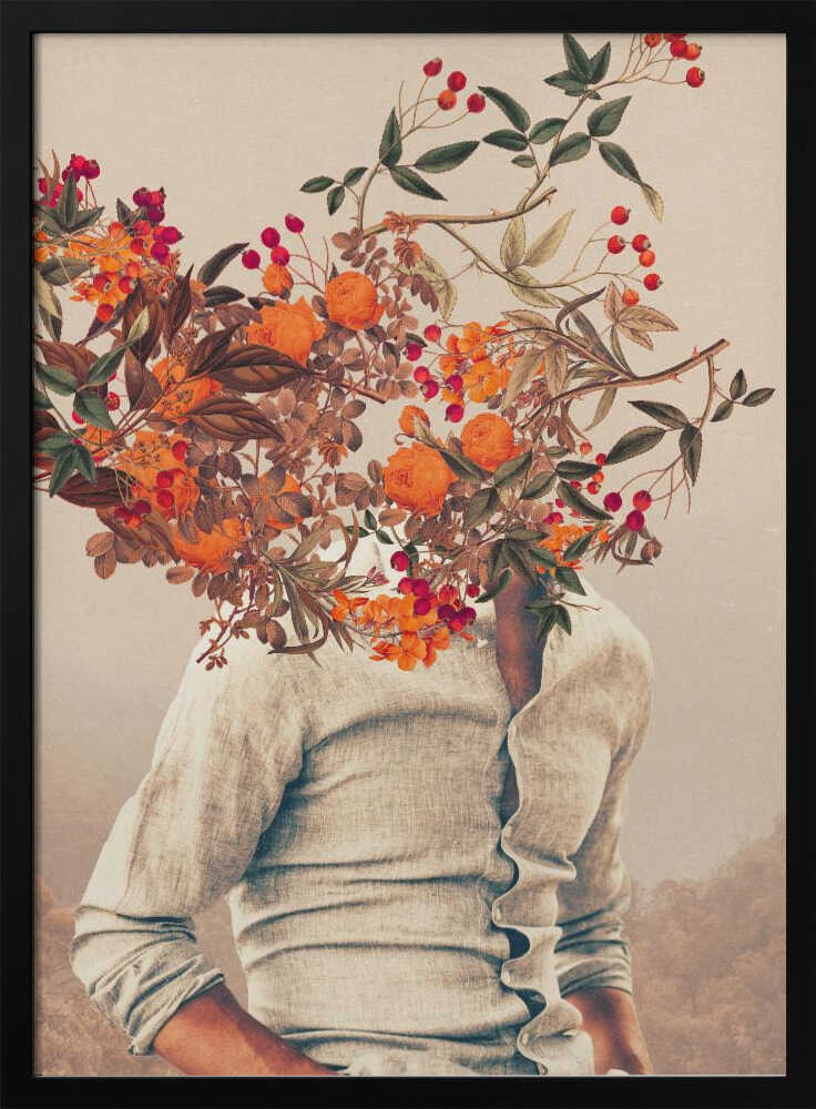 Roots Bright Art Print UK — Botanical Fresh Wall Art — Living Room — Wall It All Prints