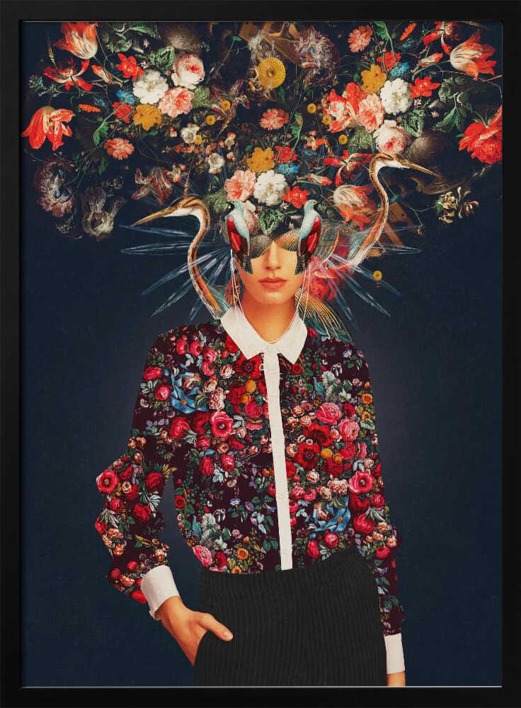 Your Head Was Full of Colours That Had No Names Art Print UK — Botanical Vibrant Wall Art — Living Room — Wall It All Prints