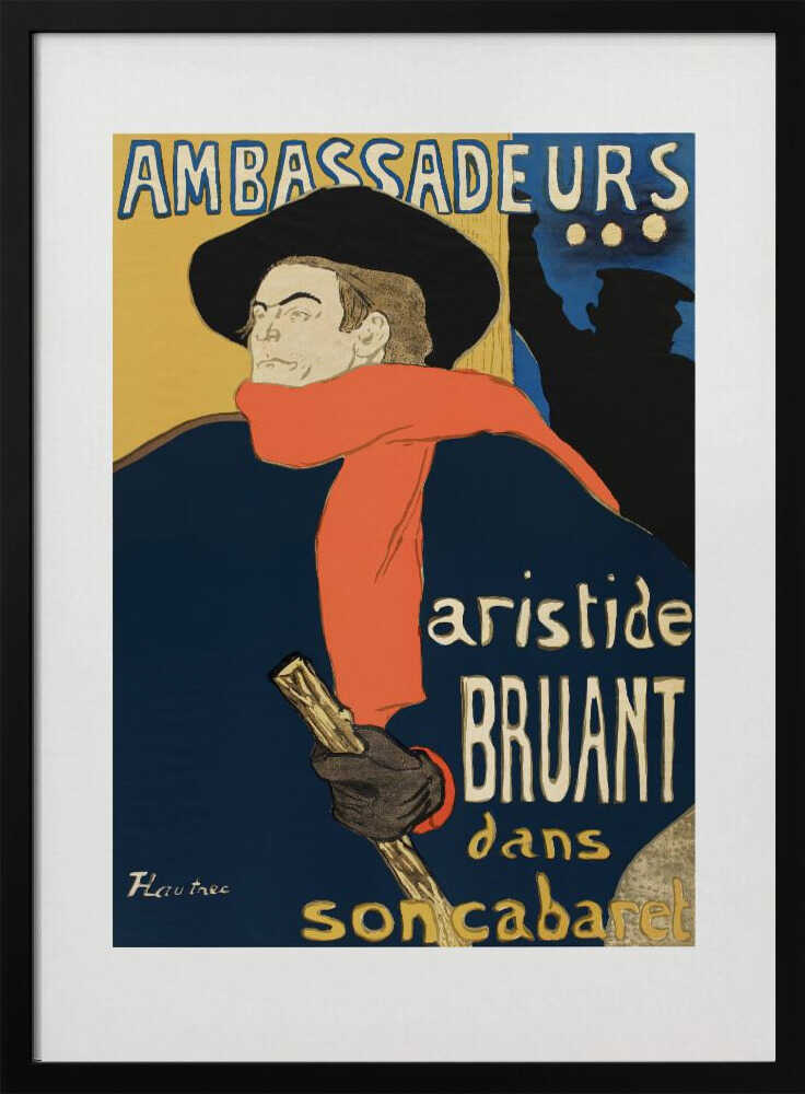 Ambassadeurs Aristide Bruant Dans Son Cabaret (1892)