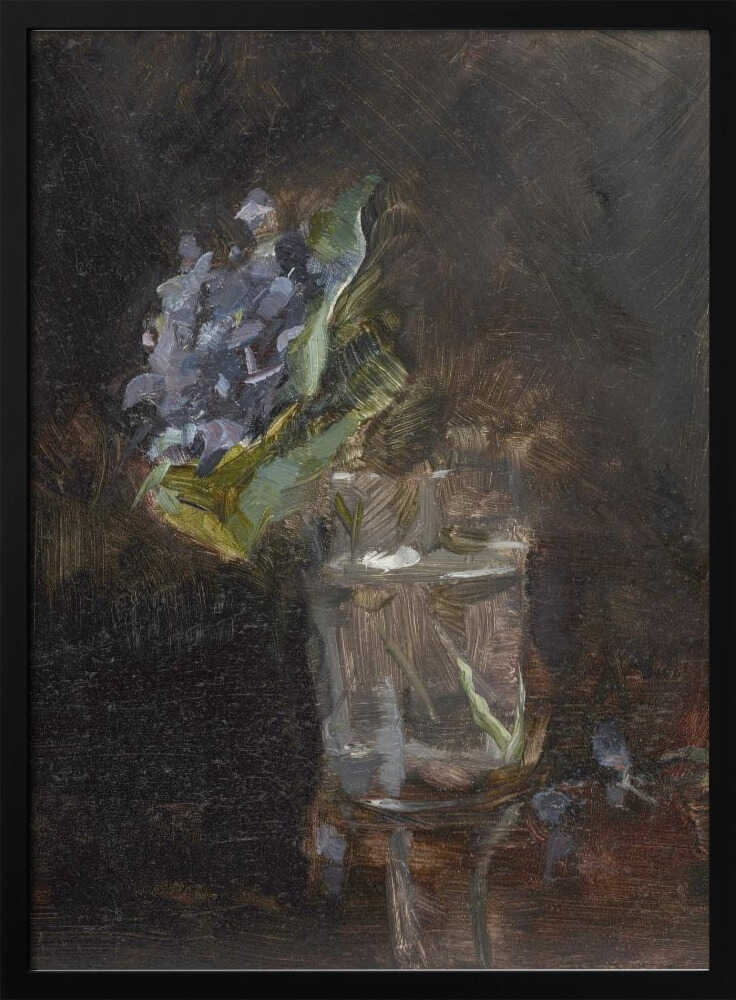 Bouquet of Violets In a Vase (1882)