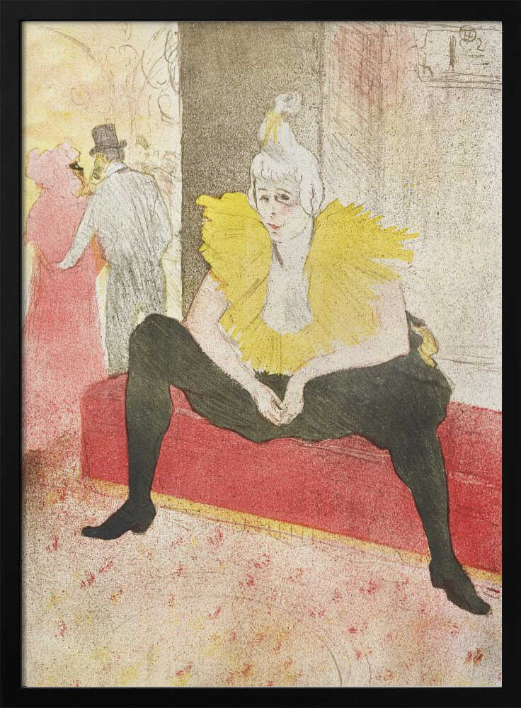 The Seated Clowness (miss Cha U Kao) (1896)