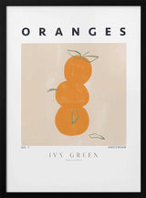Minimalist Orange Stack Art Print UK — Abstract Vibrant Wall Art — Kitchen — Wall It All Prints