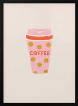 Happy Pink Coffee Cup