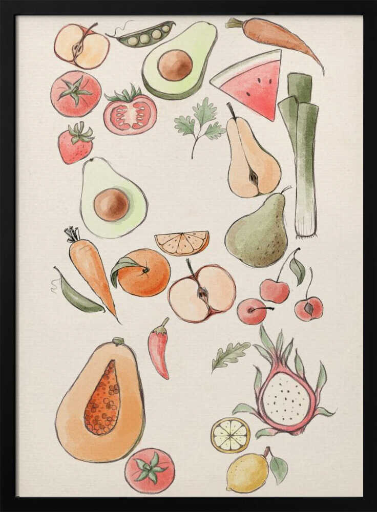 Colorful Healthy Produce