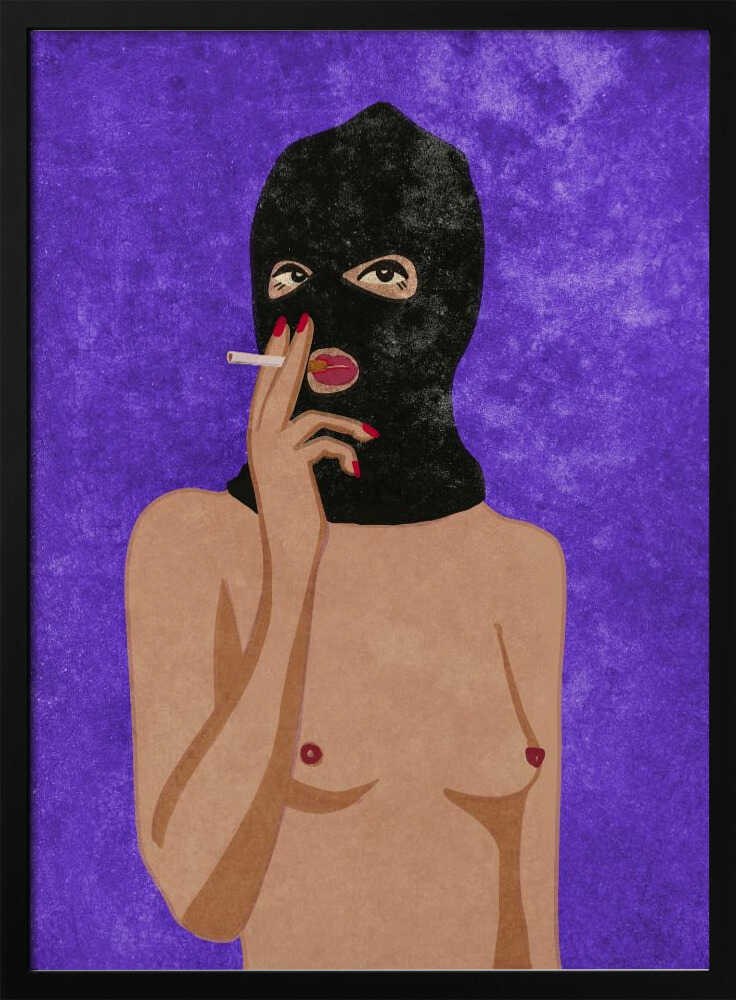 Untitled Art Print UK — Portrait Vibrant Wall Art — Living Room — Wall It All Prints
