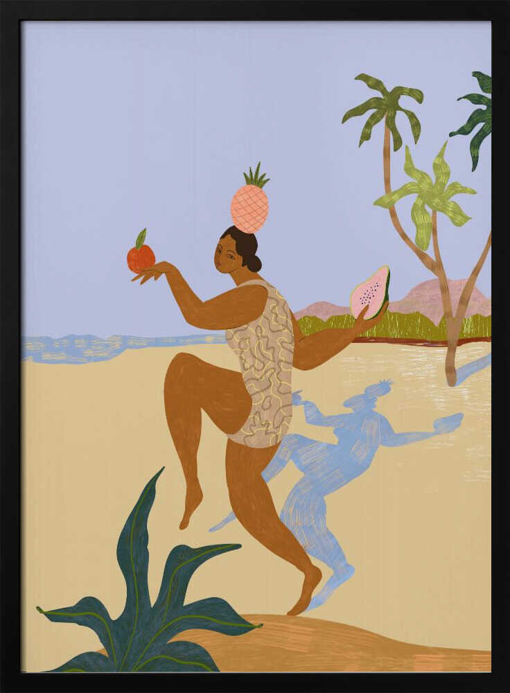 Balancing Act Art Print UK — Dark Moody Vibrant Wall Art — Kitchen — Wall It All Prints