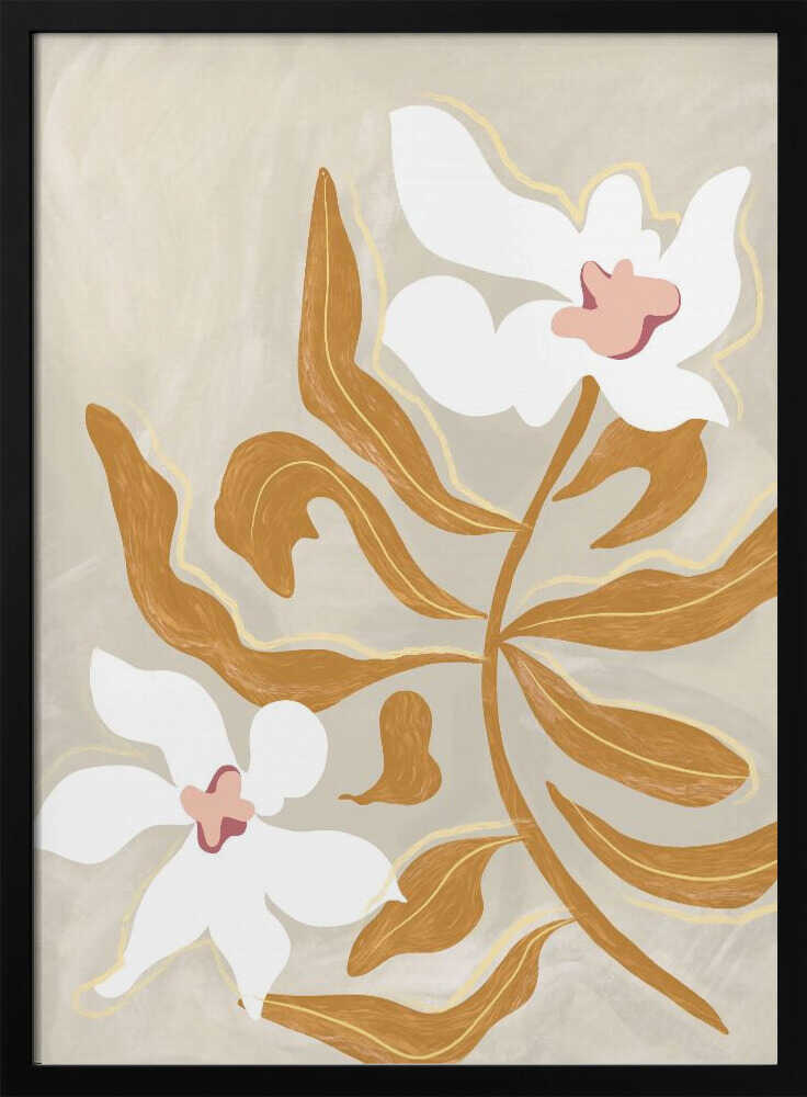 Flowerflowerflower Art Print UK — Botanical Vibrant Wall Art — Living Room — Wall It All Prints