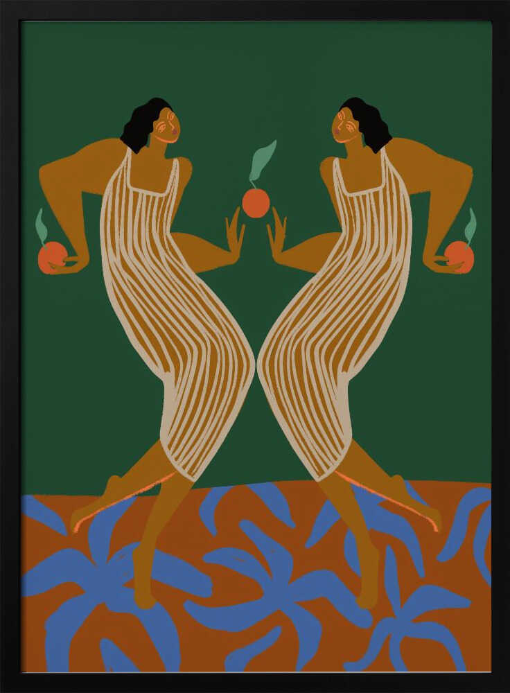 Mirror Art Print UK — Abstract Vibrant Wall Art — Kitchen — Wall It All Prints