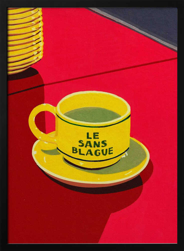 Le Sans Blague Art Print UK — Abstract Vibrant Wall Art — Kitchen — Wall It All Prints