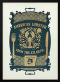 Ornate American Lobster Sign