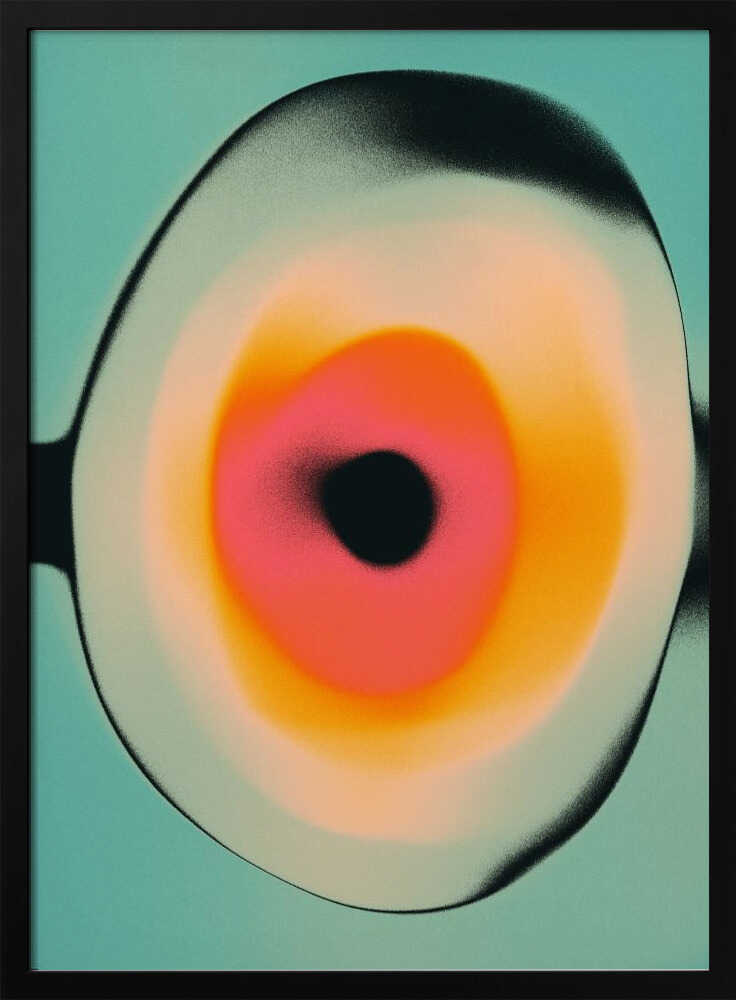 Vibrant Gradient Orb Art Print UK — Abstract Vibrant Wall Art — Office — Wall It All Prints