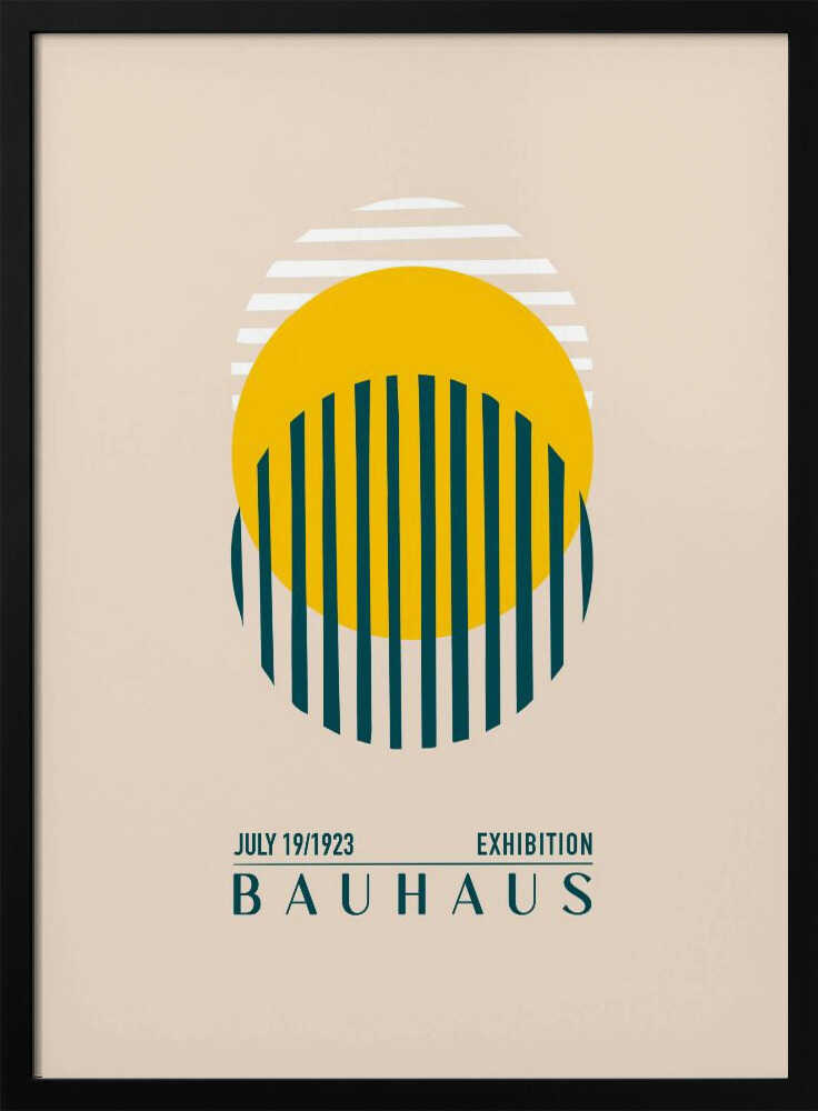 Sunrise Stripes Art Print UK — Abstract Vibrant Wall Art — Office — Wall It All Prints