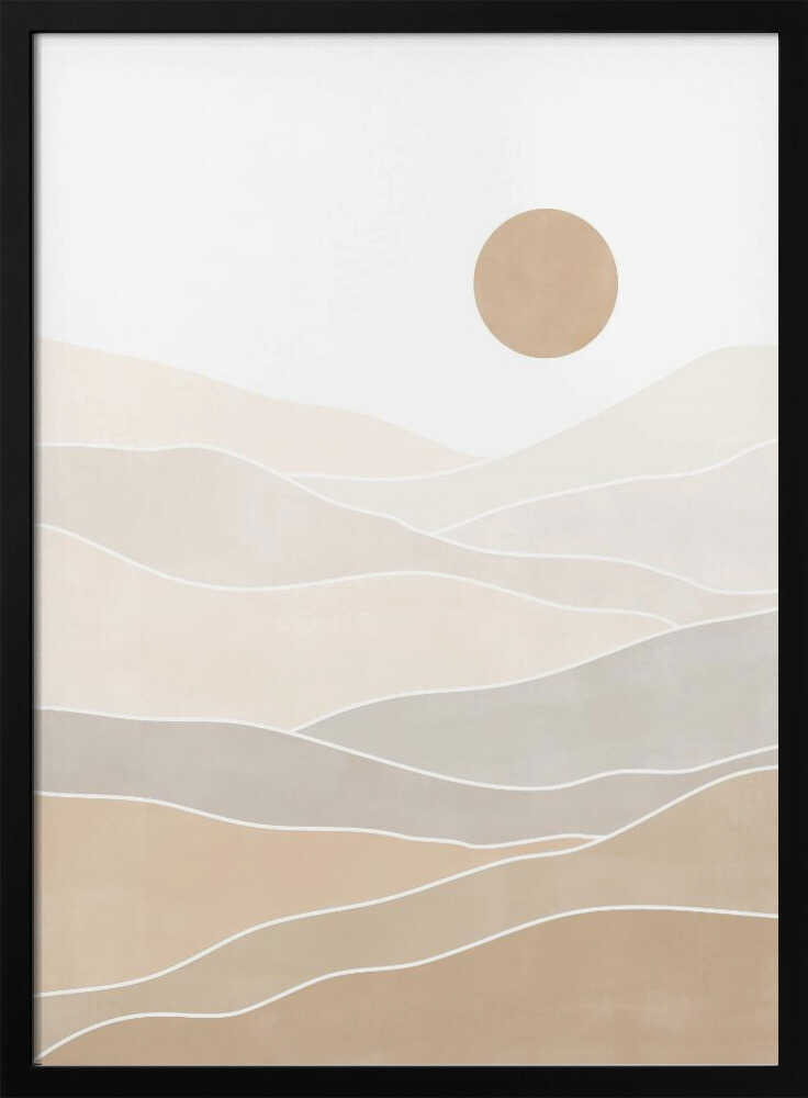 Layered Desert Sun