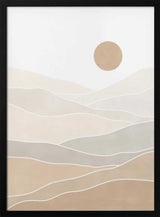 Layered Desert Sun