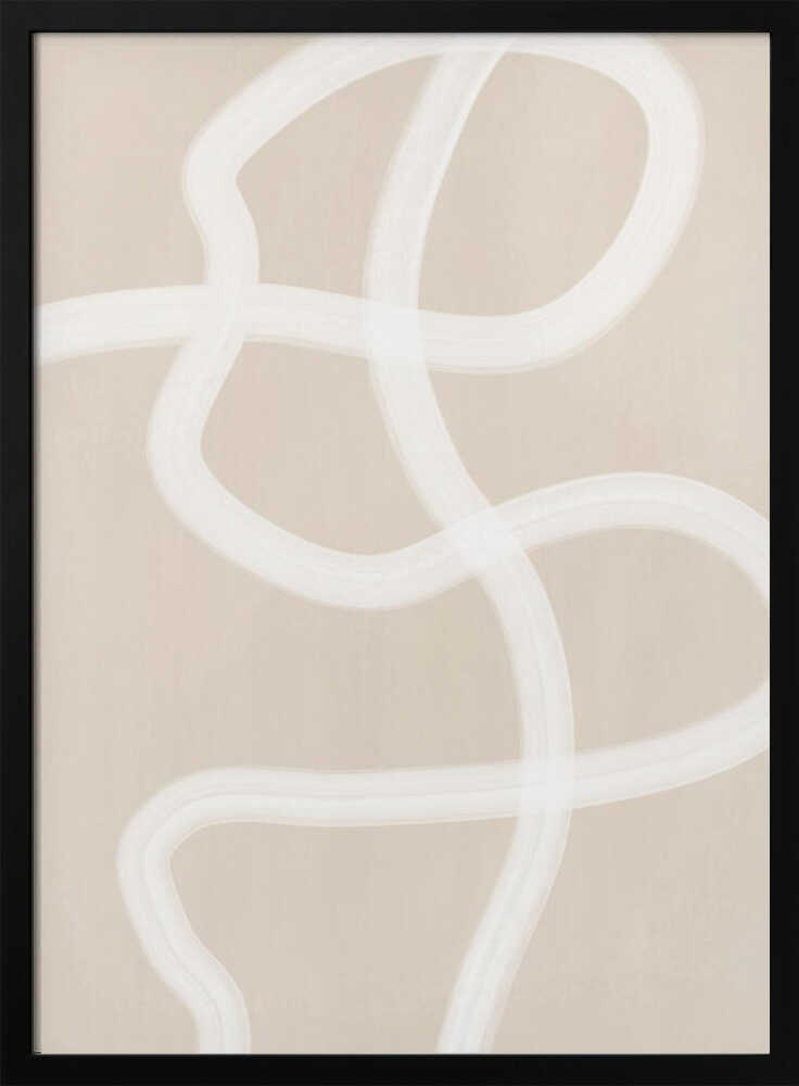 Soft Abstract Flow Art Print UK — Japanese Minimal Wall Art — Office — Wall It All Prints
