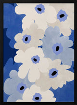 White and Blue Flowers
