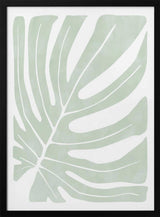 Sage Green Monstera Leaf