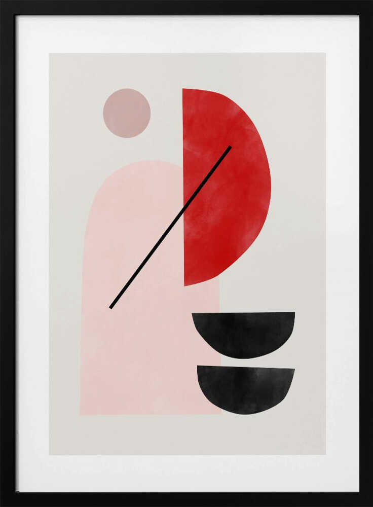 Red Pink Geometry
