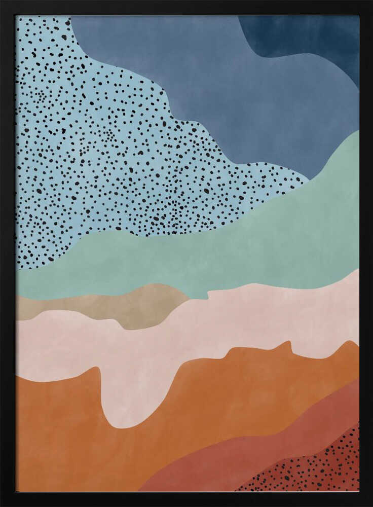 Layered Abstract Landscape