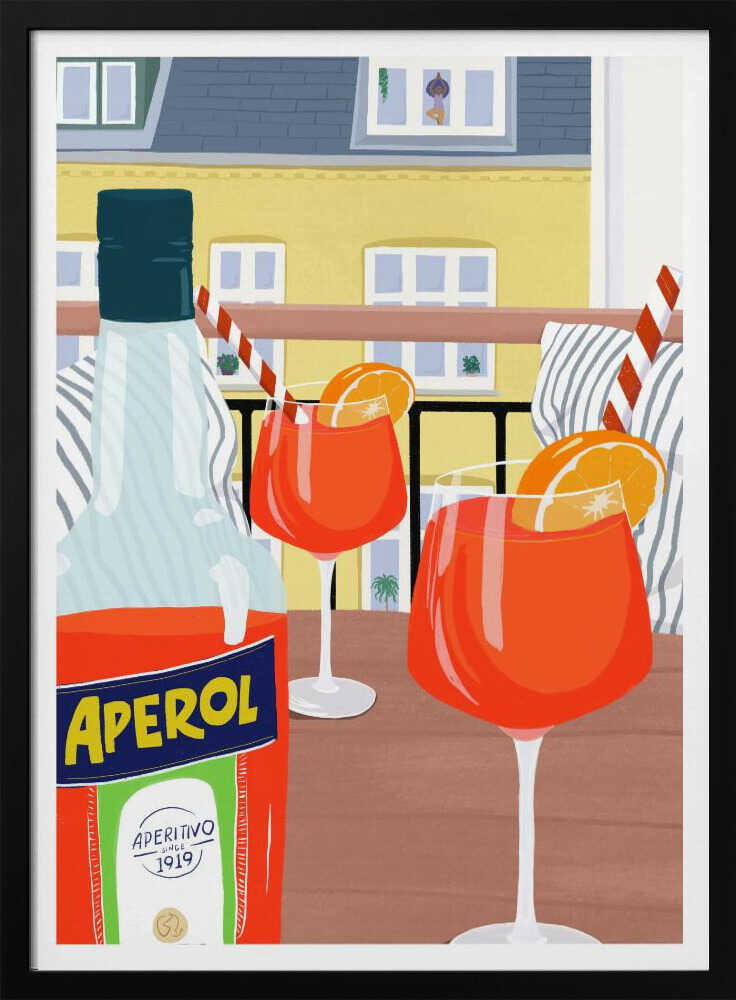 Vibrant Aperitivo Balcony