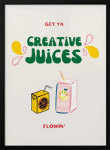 Creative Juices Flowing Art Print UK — Abstract Vibrant Wall Art — Kitchen — Wall It All Prints