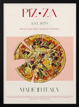 Made In Italy Pizza Art Print UK — Vintage Fresh Wall Art — Kitchen — Wall It All Prints