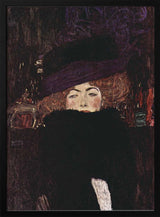 Dame Mit Hut Und Federboa (1909)