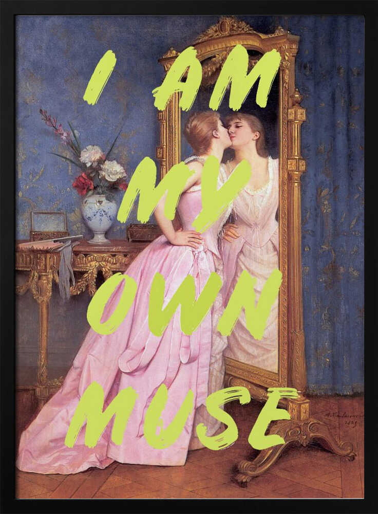 My Own Muse Reflection Art Print UK — Botanical Fresh Wall Art — Living Room — Wall It All Prints