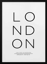 Vertical London Echo Art Print UK — Abstract Dark Wall Art — Office — Wall It All Prints