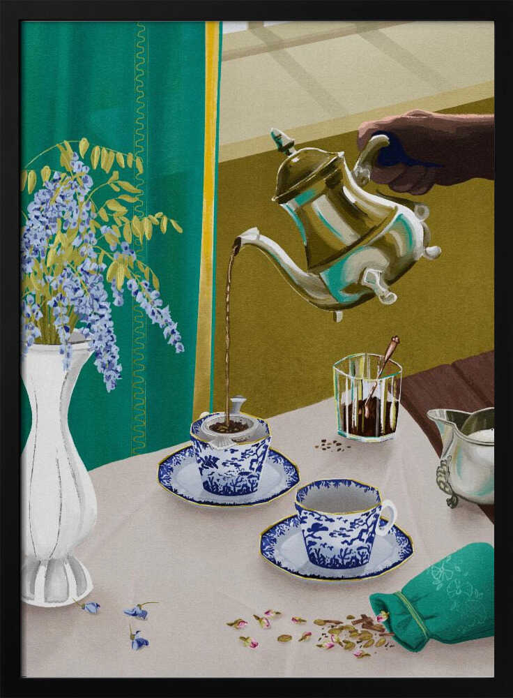 I Despise English Tea Art Print UK — Botanical Fresh Wall Art — Kitchen — Wall It All Prints