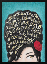 Graphic Beehive Portrait