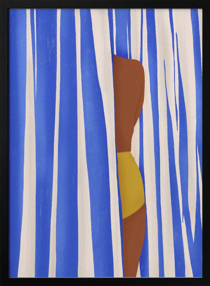 Summer Tan Art Print UK — Portrait Vibrant Wall Art — Bathroom — Wall It All Prints