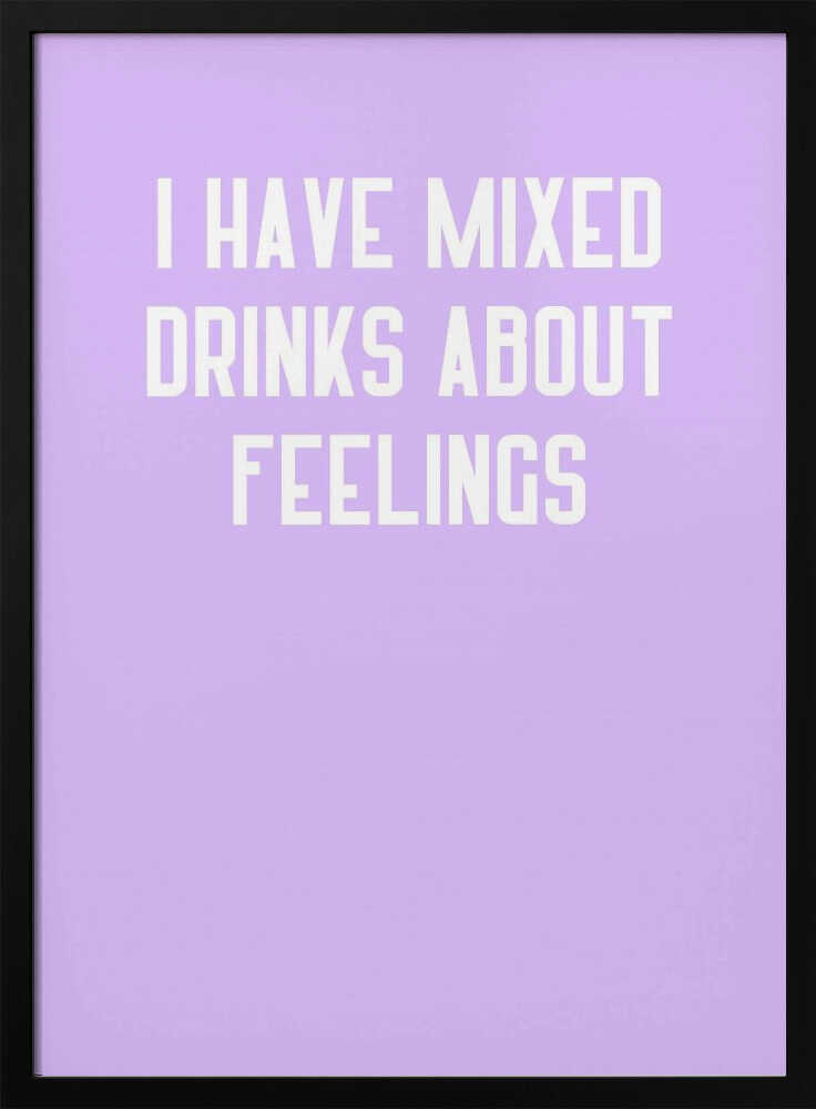 Mixed Emotions Art Print UK — Abstract Calm Wall Art — Kitchen — Wall It All Prints